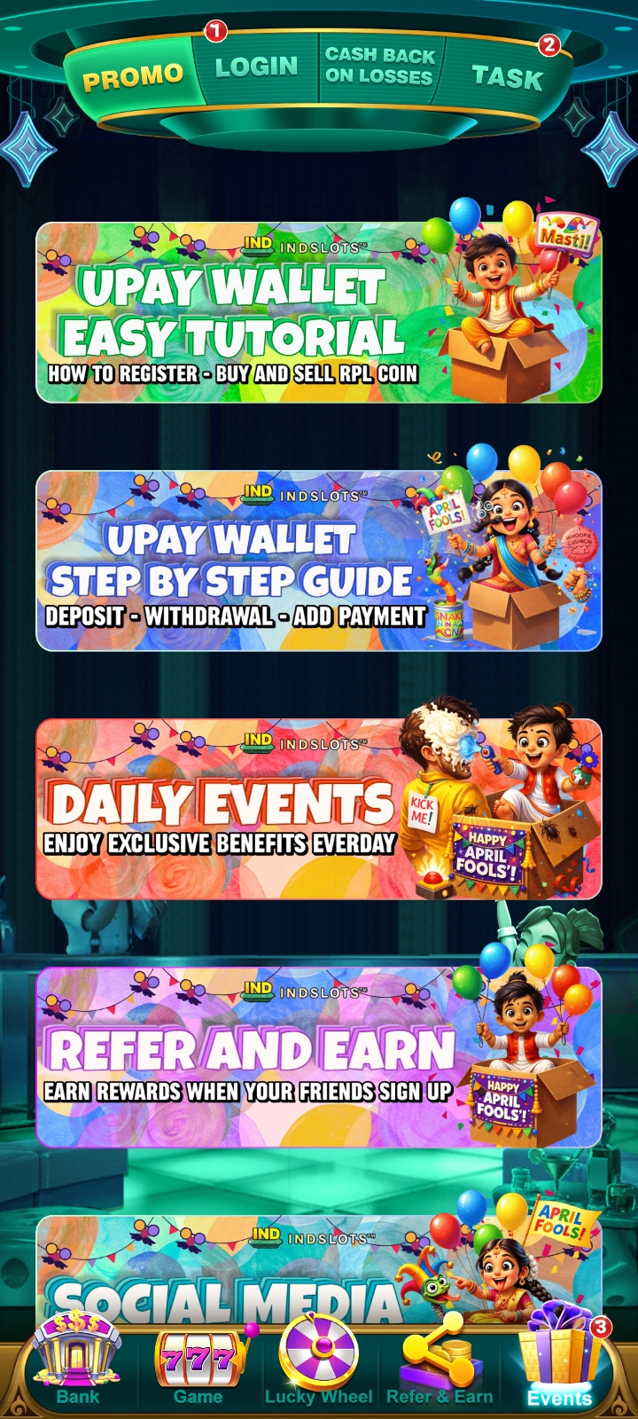 Core Games inside Ind Slots